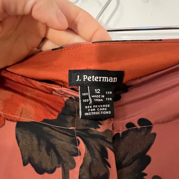 J. Peterman wide leg floral flowy pants - Picture 3 of 8